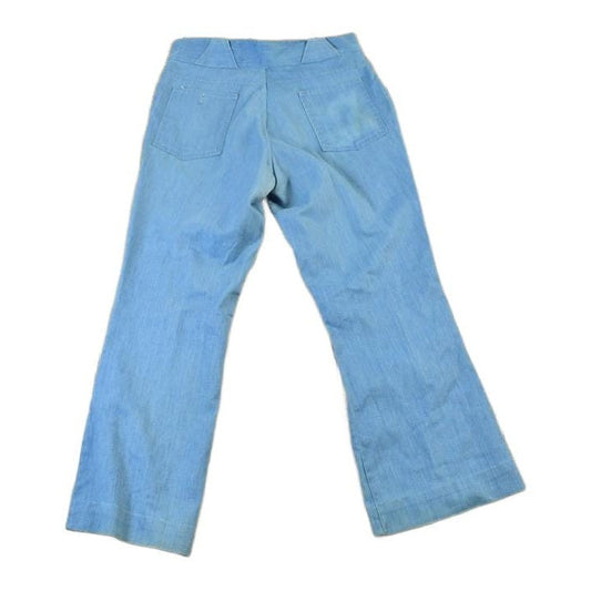 Vintage 1960s Blue Bell Bottom Pants Men's 36 x 29 from propervintagecanada