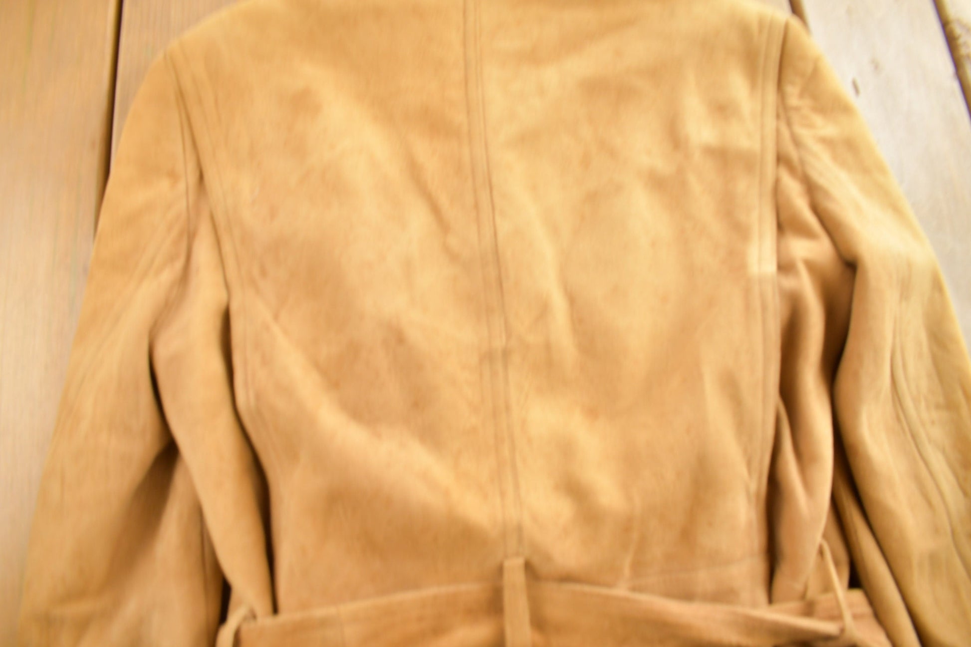 Vintage 1960s Brooks Brothers Belted Suede Jacket Men's Medium from propervintagecanada