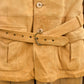 Vintage 1960s Brooks Brothers Belted Suede Jacket Men's Medium from propervintagecanada