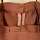 Vintage 1960s Brown Pleated Pants Womens 22 x 28 from propervintagecanada