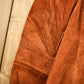 Vintage 1960s Burnt Orange Full Length Suede Leather Jacket Men's Small from propervintagecanada
