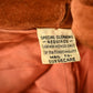 Vintage 1960s Burnt Orange Full Length Suede Leather Jacket Men's Small from propervintagecanada