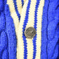 Vintage 1960s Cable Knit Collegiate Cardigan Sweater Men's Medium from propervintagecanada