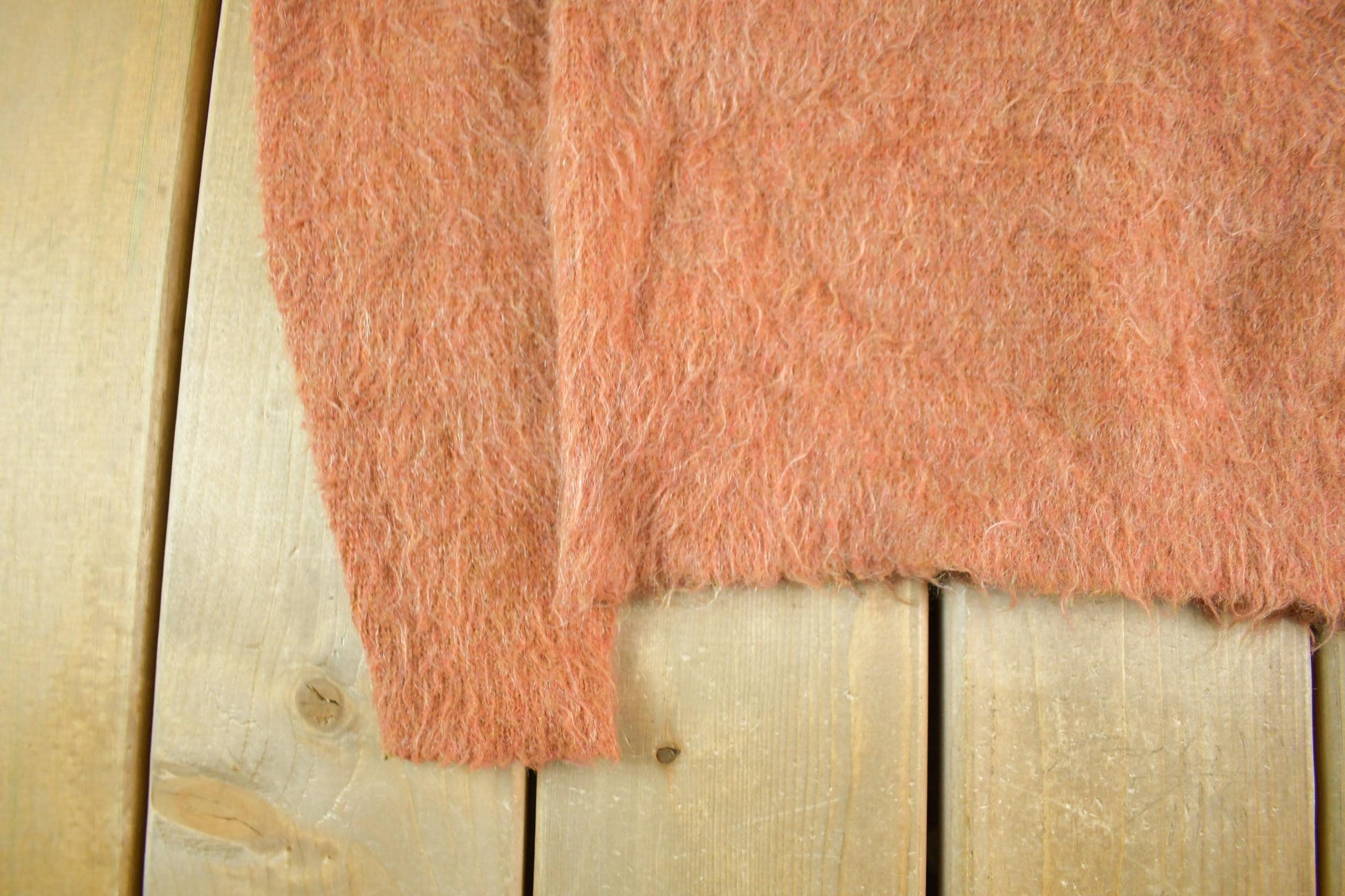 Vintage 1960s Campus Mohair Knit Cardigan Sweater Women's Small from propervintagecanada