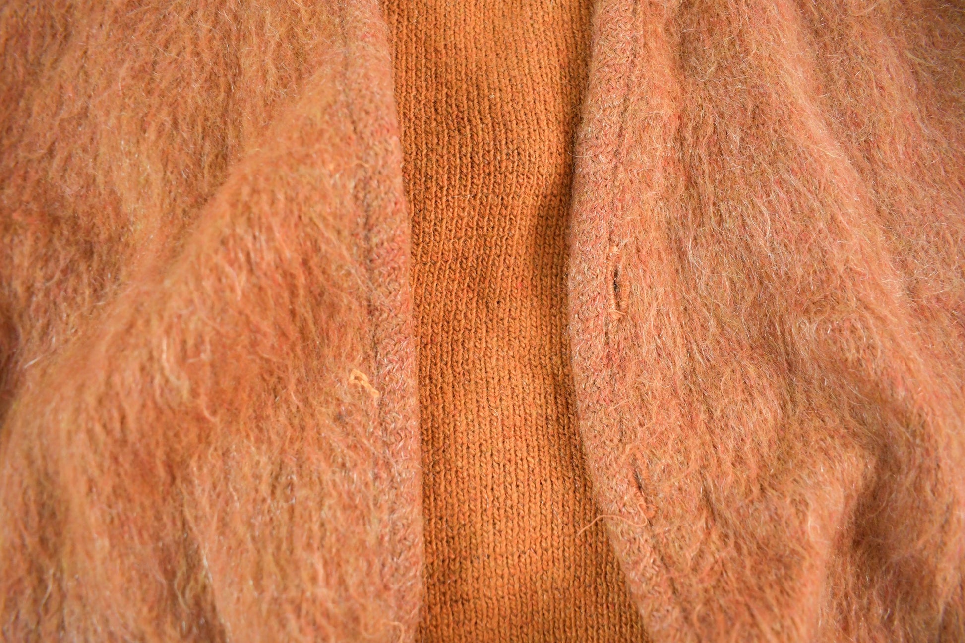 Vintage 1960s Campus Mohair Knit Cardigan Sweater Women's Small from propervintagecanada