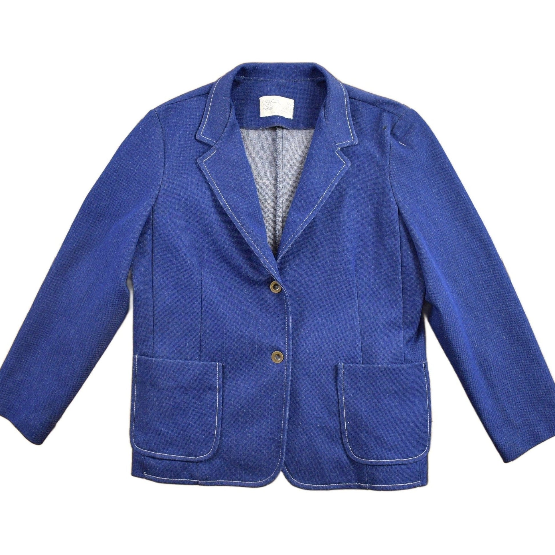 Vintage 1960s Cape Cod Match Mates Light Weight Denim Blazer Jacket Men's Small from propervintagecanada