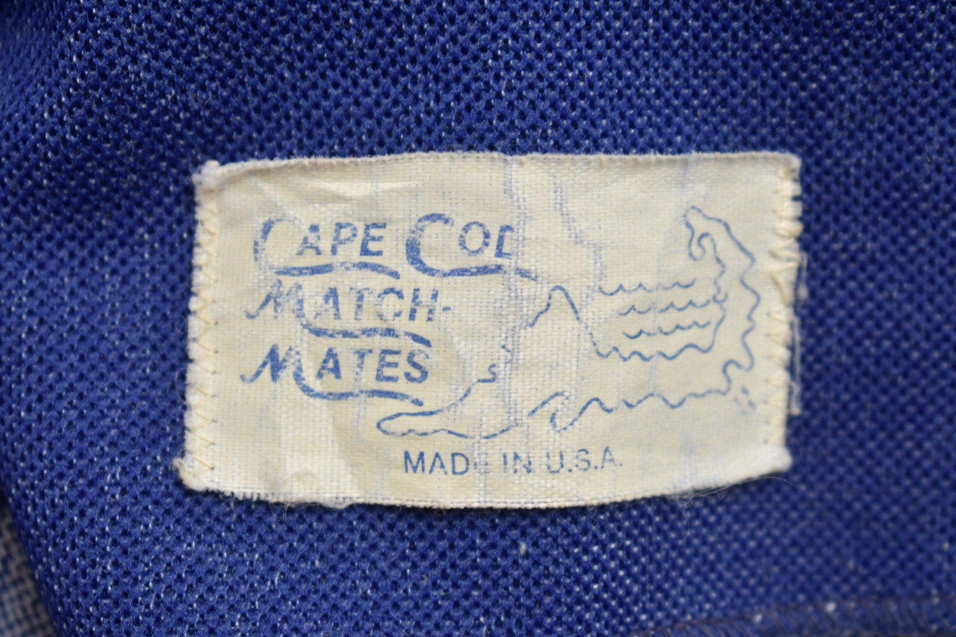 Vintage 1960s Cape Cod Match Mates Light Weight Denim Blazer Jacket Men's Small from propervintagecanada