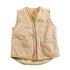 Vintage 1960s Carhartt Sherpa Lined Beige Work Vest from propervintagecanada