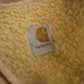 Vintage 1960s Carhartt Sherpa Lined Beige Work Vest from propervintagecanada