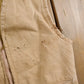 Vintage 1960s Carhartt Sherpa Lined Beige Work Vest from propervintagecanada