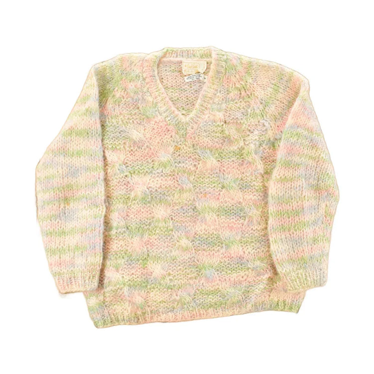 Vintage 1960s Carol Brent for Montgomery Ward Knit Mohair Wool Sweater Women's S from propervintagecanada