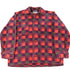 Vintage 1960s Champion Button Up Plaid Flannel Trucker Shirt Men&