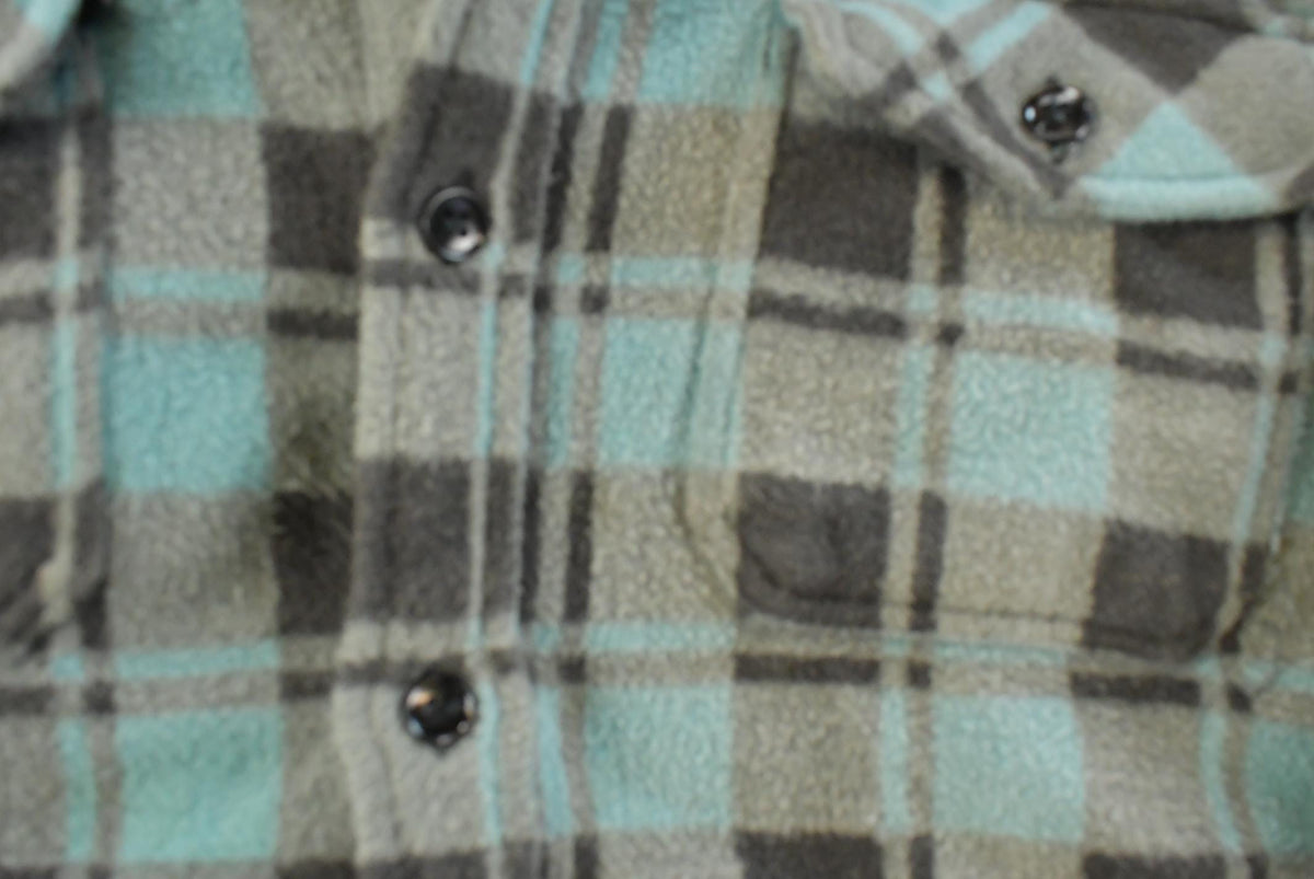 Vintage 1960s Champion Plaid Flannel Shirt Men's L from propervintagecanada