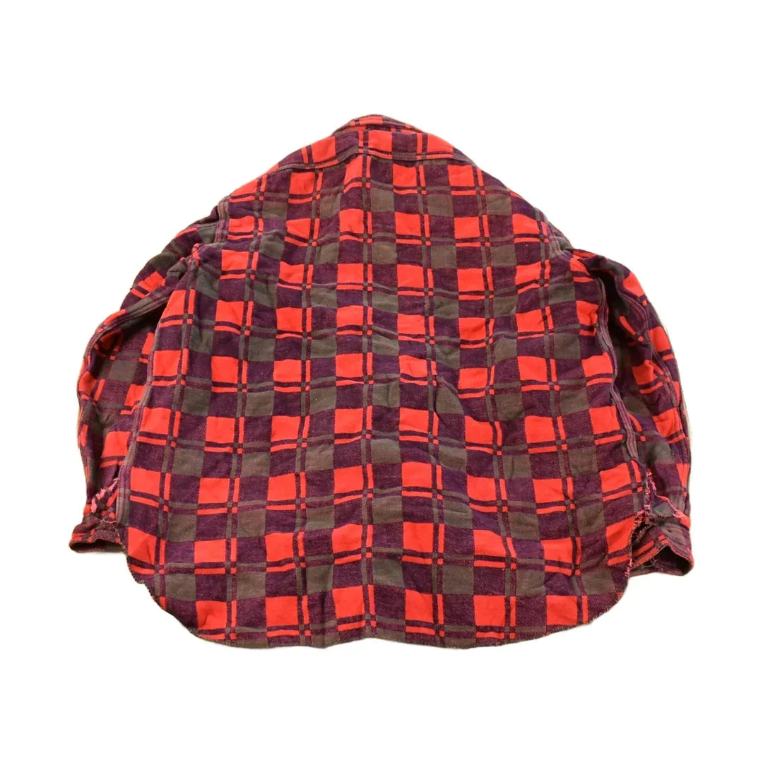 Vintage 1960s Champion Plaid Flannel Shirt, Men's Medium from propervintagecanada