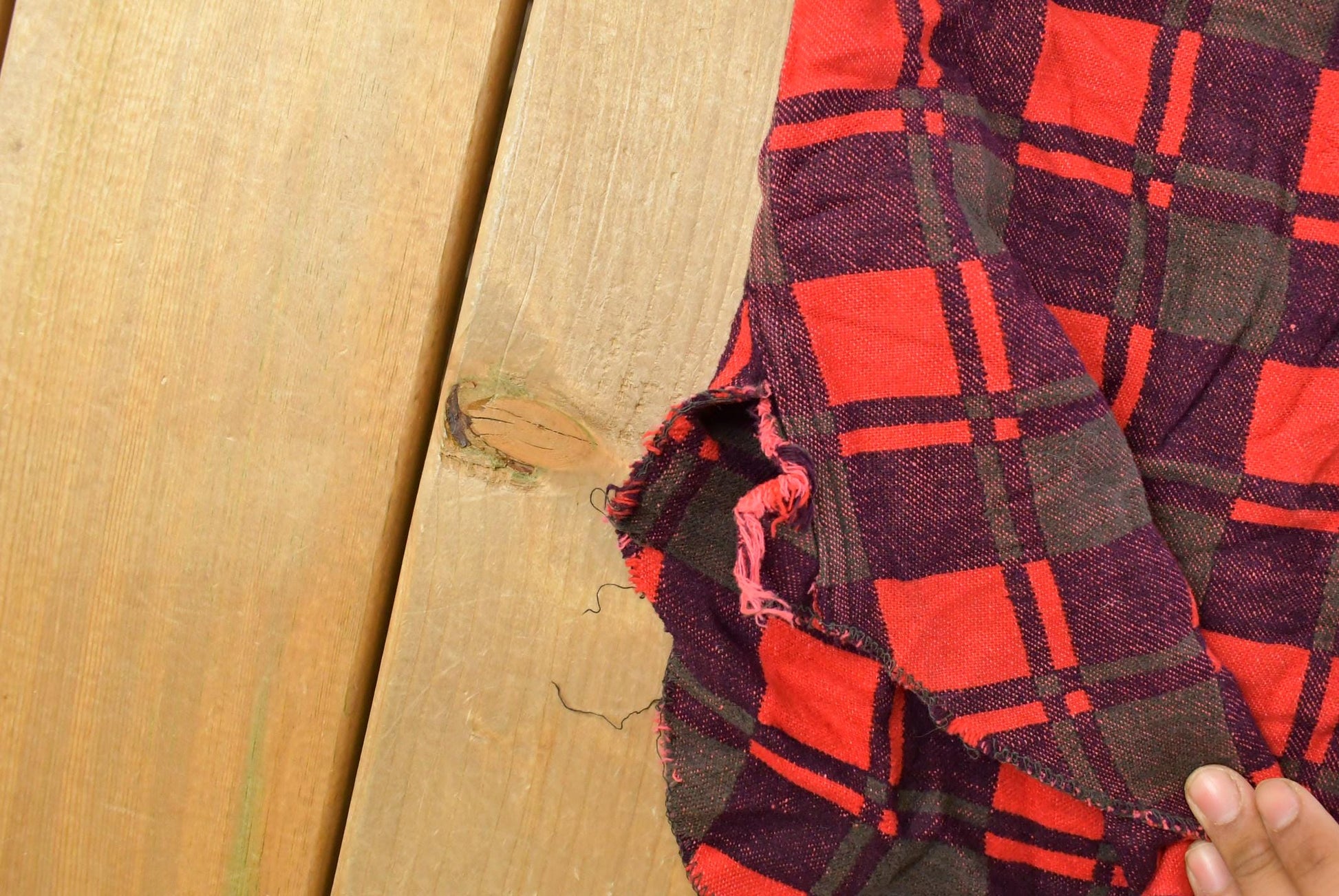 Vintage 1960s Champion Plaid Flannel Shirt, Men's Medium from propervintagecanada