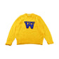 Vintage 1960s Chenille Patch Collegiate Knit V-Neck Sweater Men's Large from propervintagecanada