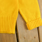 Vintage 1960s Chenille Patch Collegiate Knit V-Neck Sweater Men's Large from propervintagecanada