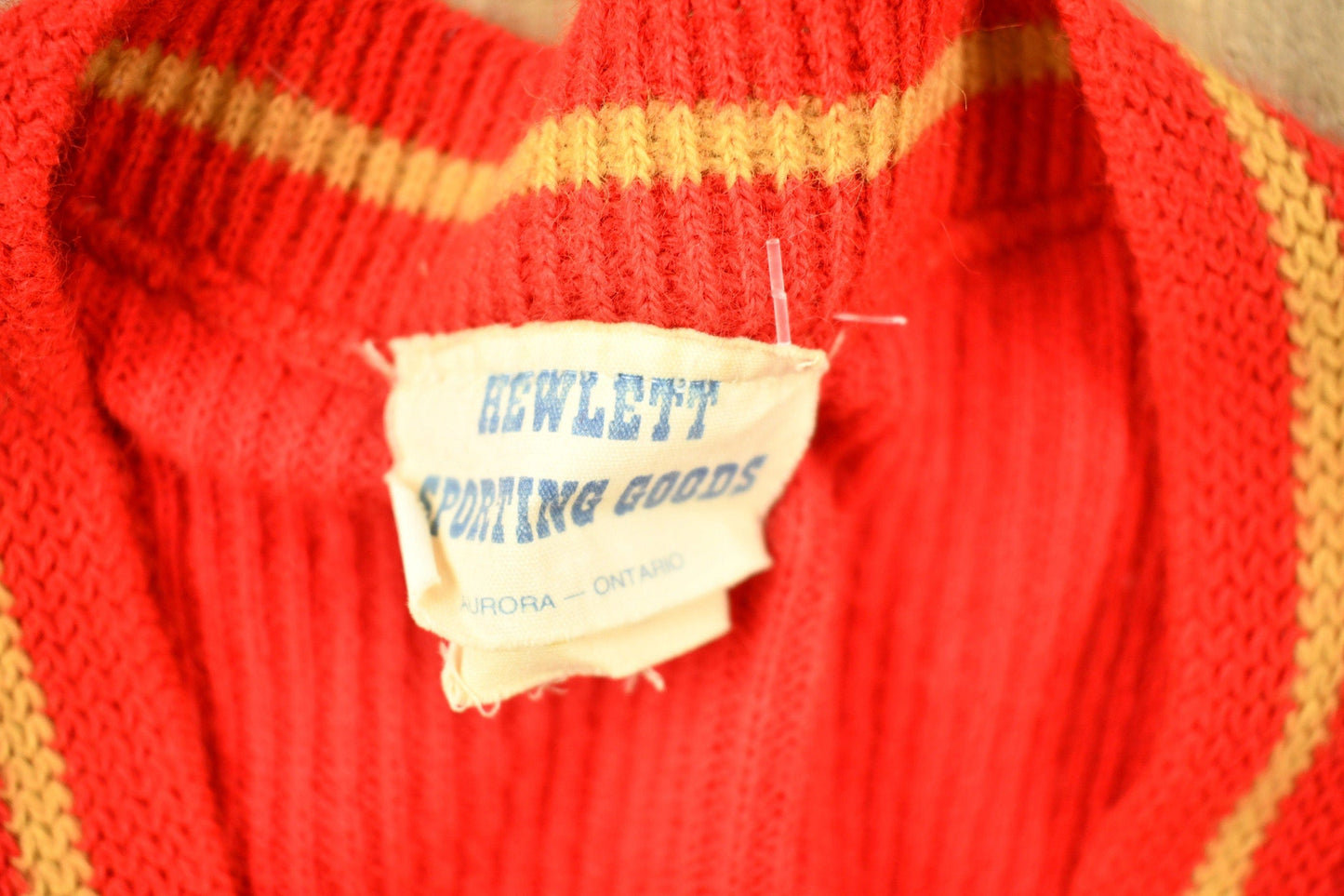 Vintage 1960s Collegiate Cardigan Knit Sweater Men's Medium from propervintagecanada