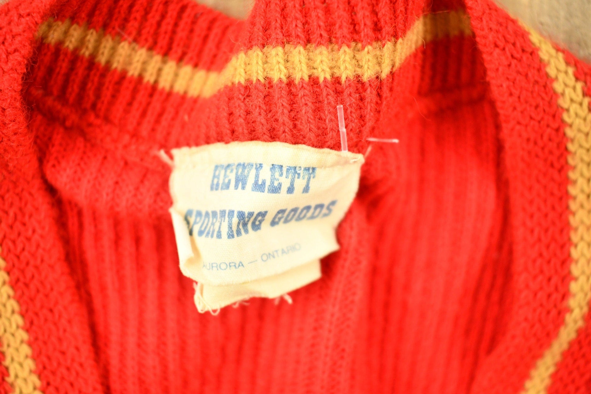 Vintage 1960s Collegiate Cardigan Knit Sweater Men's Medium from propervintagecanada