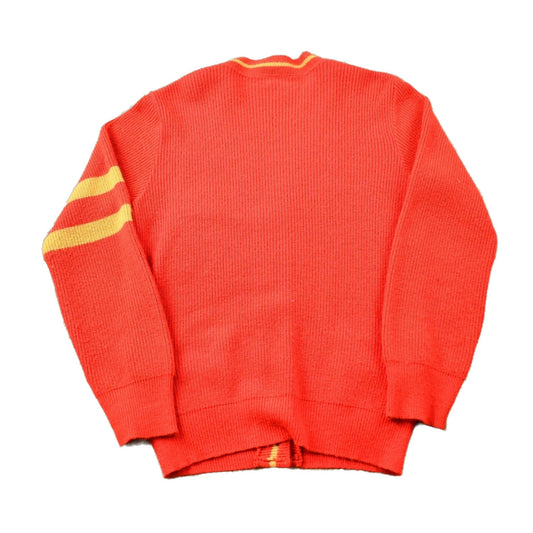 Vintage 1960s Collegiate Cardigan Knit Sweater Men's Medium from propervintagecanada
