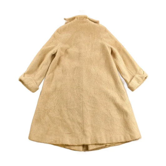 Vintage 1960s Collegienne Shop Full Length Angora Wool Coat Men's Small from propervintagecanada