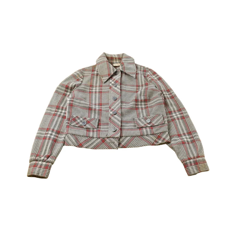 Vintage 1960s Cos Cob Houndstooth Sport Coat Jacket Women's S from propervintagecanada