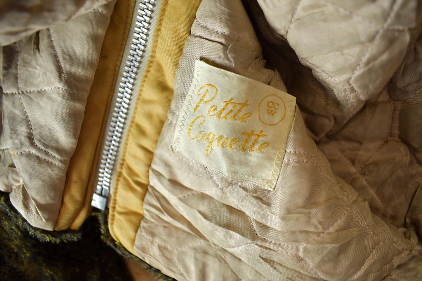 Vintage 1960s Deep Pile Borg Fabric Fleece Parka Jacket from propervintagecanada