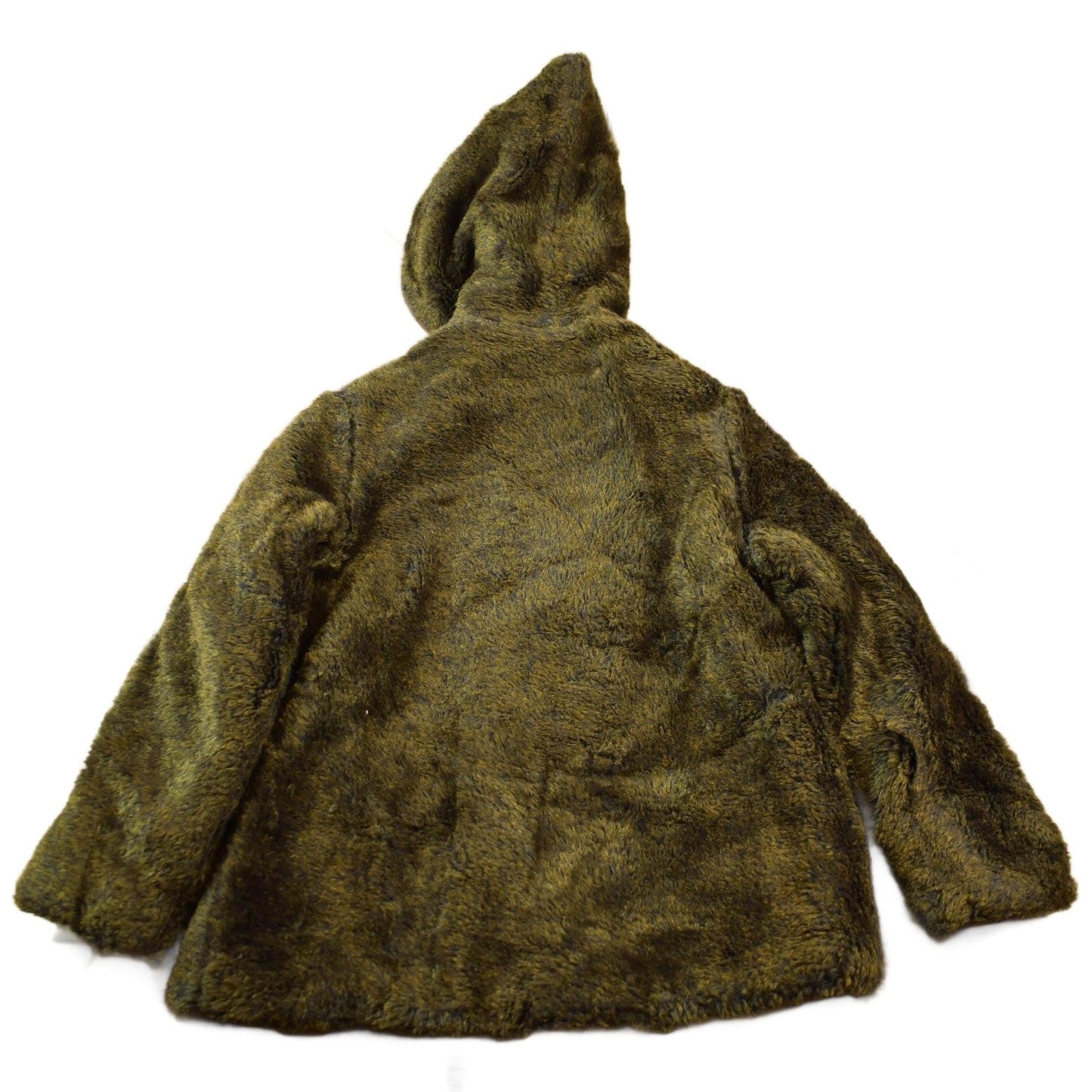 Vintage 1960s Deep Pile Borg Fabric Fleece Parka Jacket from propervintagecanada