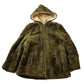 Vintage 1960s Deep Pile Borg Fabric Fleece Parka Jacket from propervintagecanada