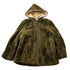 Vintage 1960s Deep Pile Borg Fabric Fleece Parka Jacket from propervintagecanada