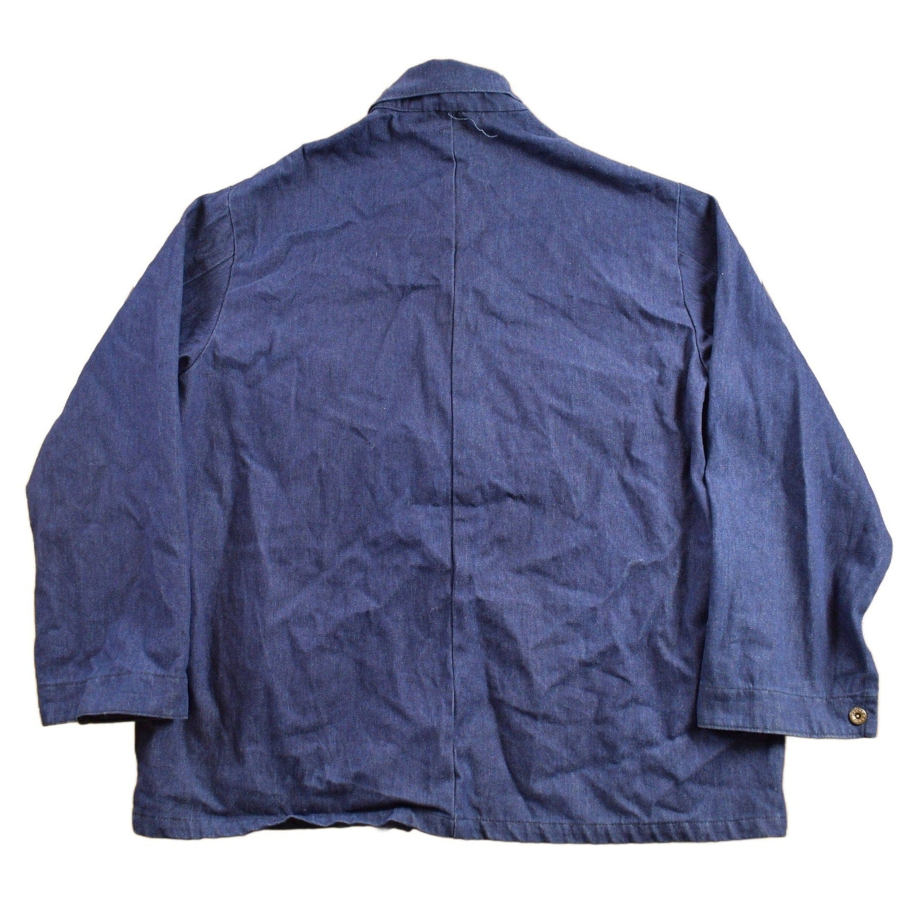 Vintage 1960s Denim Chore Coat Men's XL from propervintagecanada
