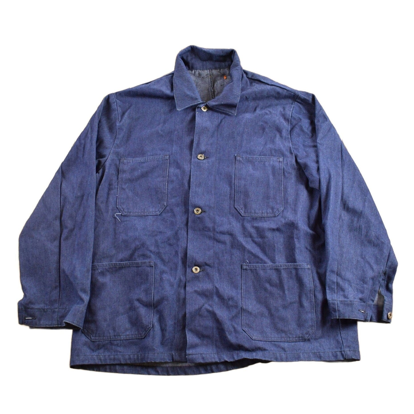 Vintage 1960s Denim Chore Coat Men's XL from propervintagecanada