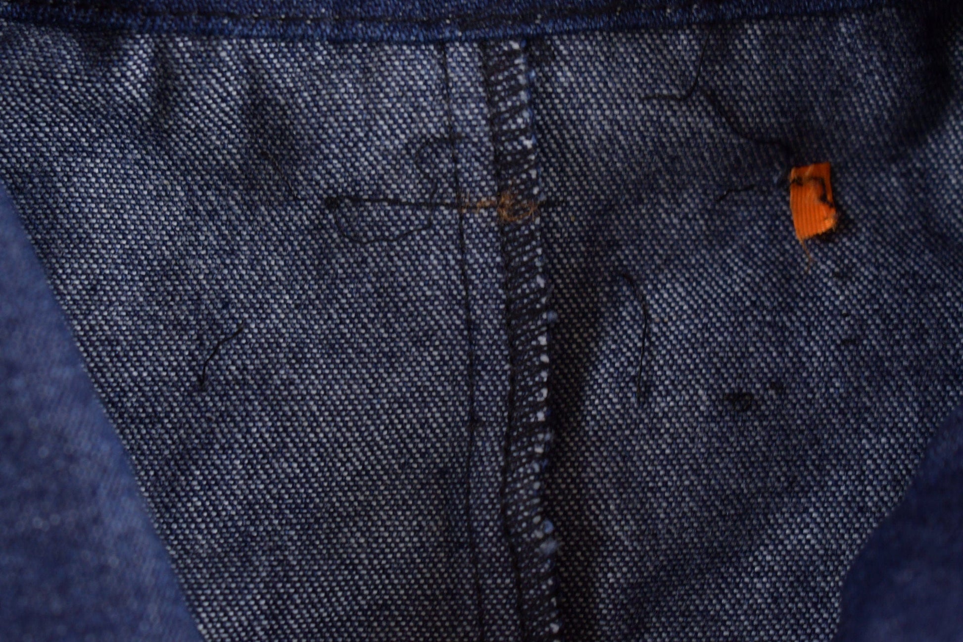 Vintage 1960s Denim Chore Coat Men's XL from propervintagecanada