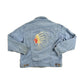 Vintage 1960s Denim Native American Themed Jacket Men's Medium from propervintagecanada