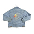 Vintage 1960s Denim Native American Themed Jacket Men&