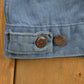 Vintage 1960s Denim Native American Themed Jacket Men's Medium from propervintagecanada
