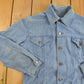 Vintage 1960s Denim Native American Themed Jacket Men's Medium from propervintagecanada