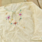 Vintage 1960s Floral Embroidered Peasant Blouse Shirt Womens M from propervintagecanada