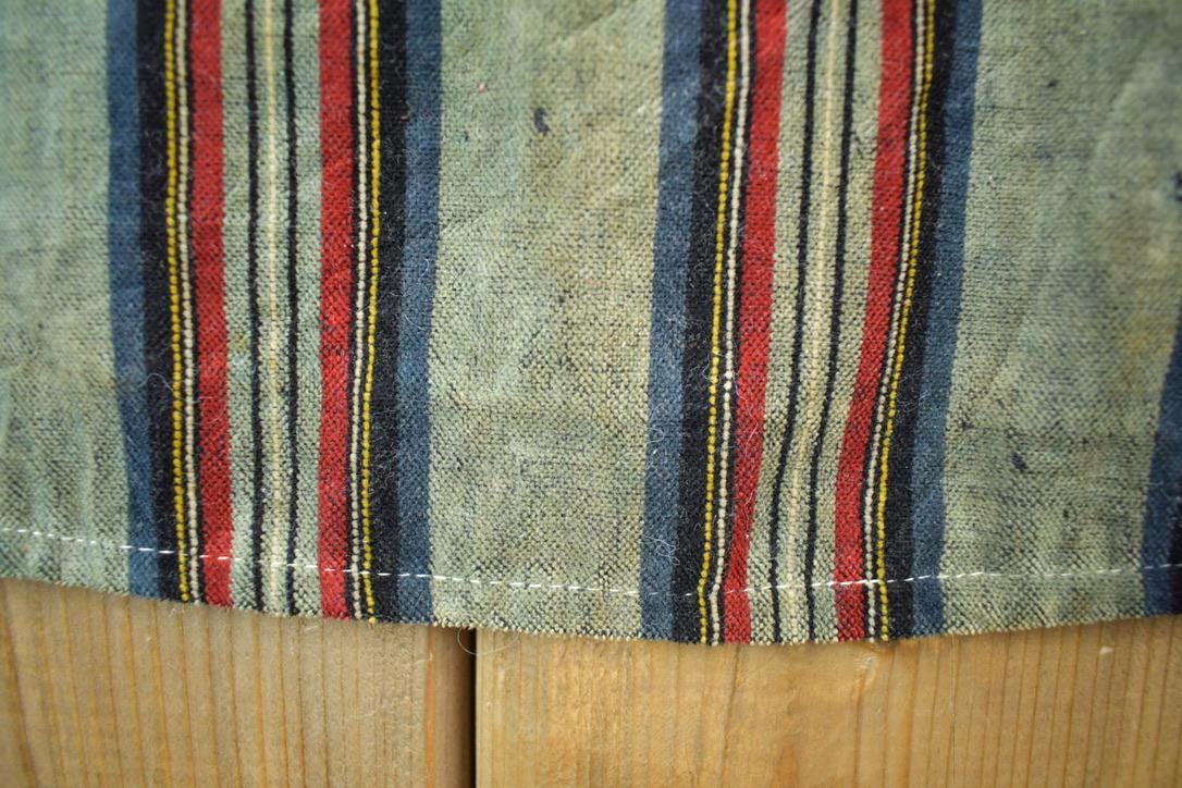 Vintage 1960s Folk Rainbow Silk Velvet Antique Romanian Hand Embroidered Folk Vest from propervintagecanada