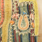 Vintage 1960s Folk Rainbow Silk Velvet Antique Romanian Hand Embroidered Folk Vest from propervintagecanada