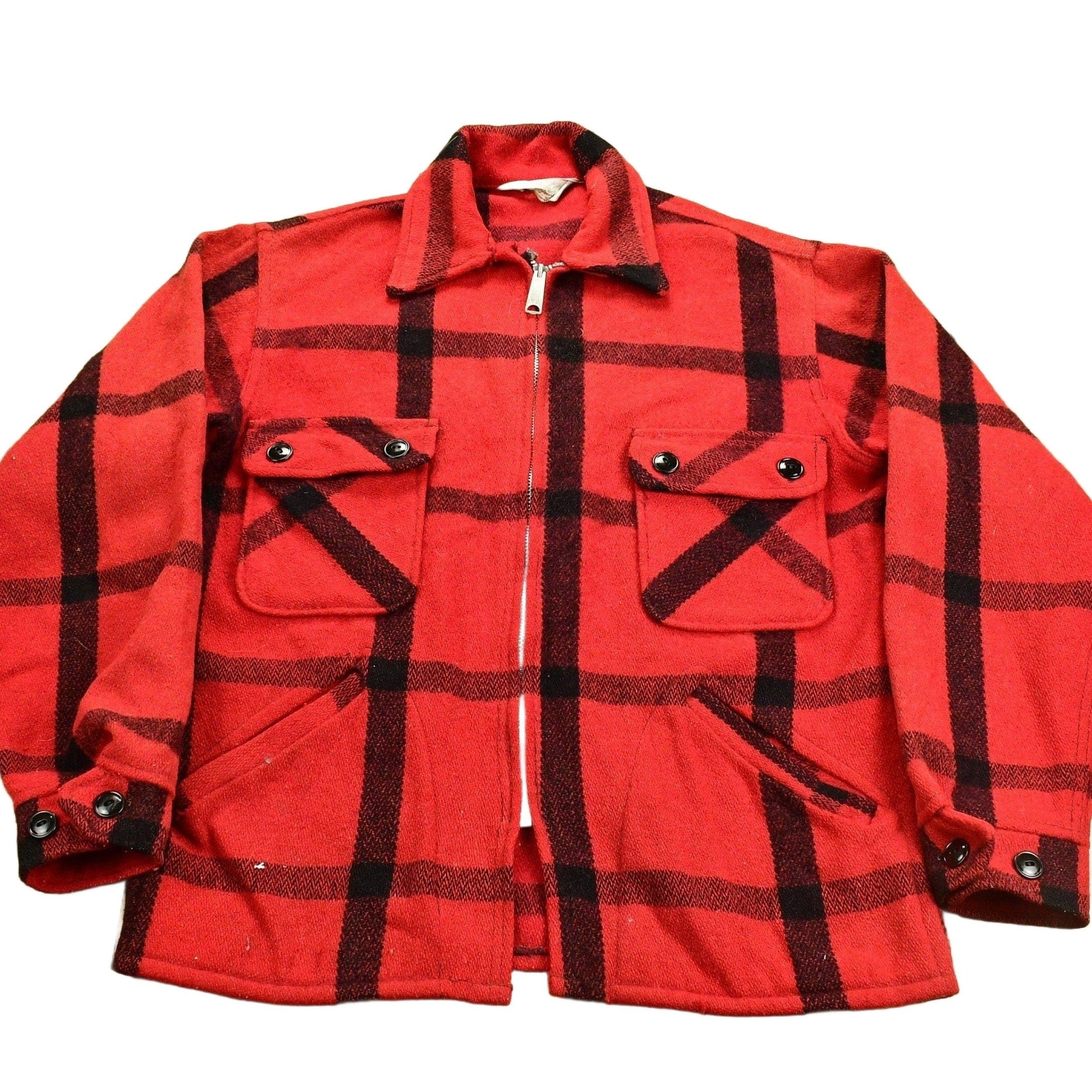 Vintage 1960s Foremost Plaid Jacket Men's Small from propervintagecanada