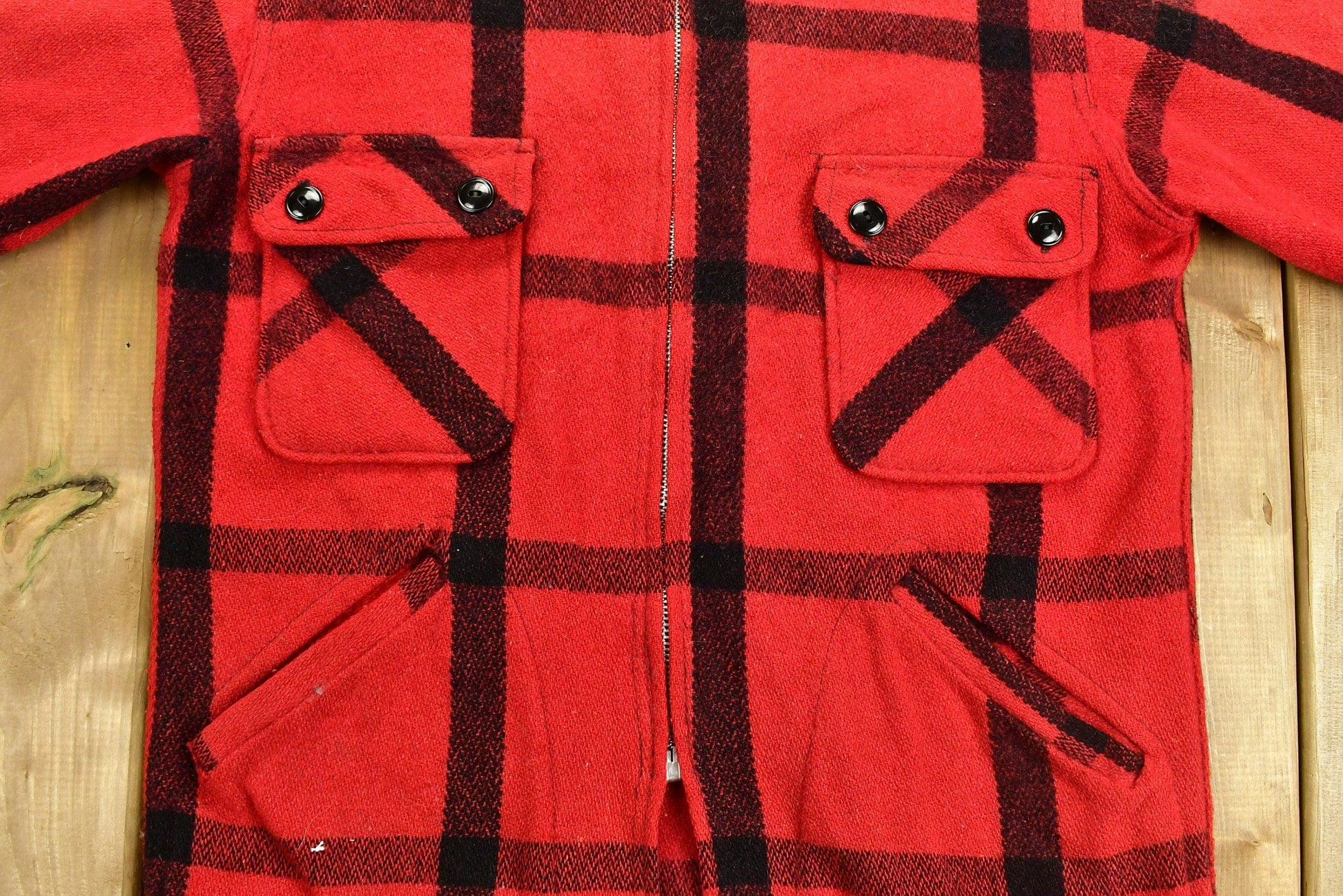 Vintage 1960s Foremost Plaid Jacket Men's Small from propervintagecanada