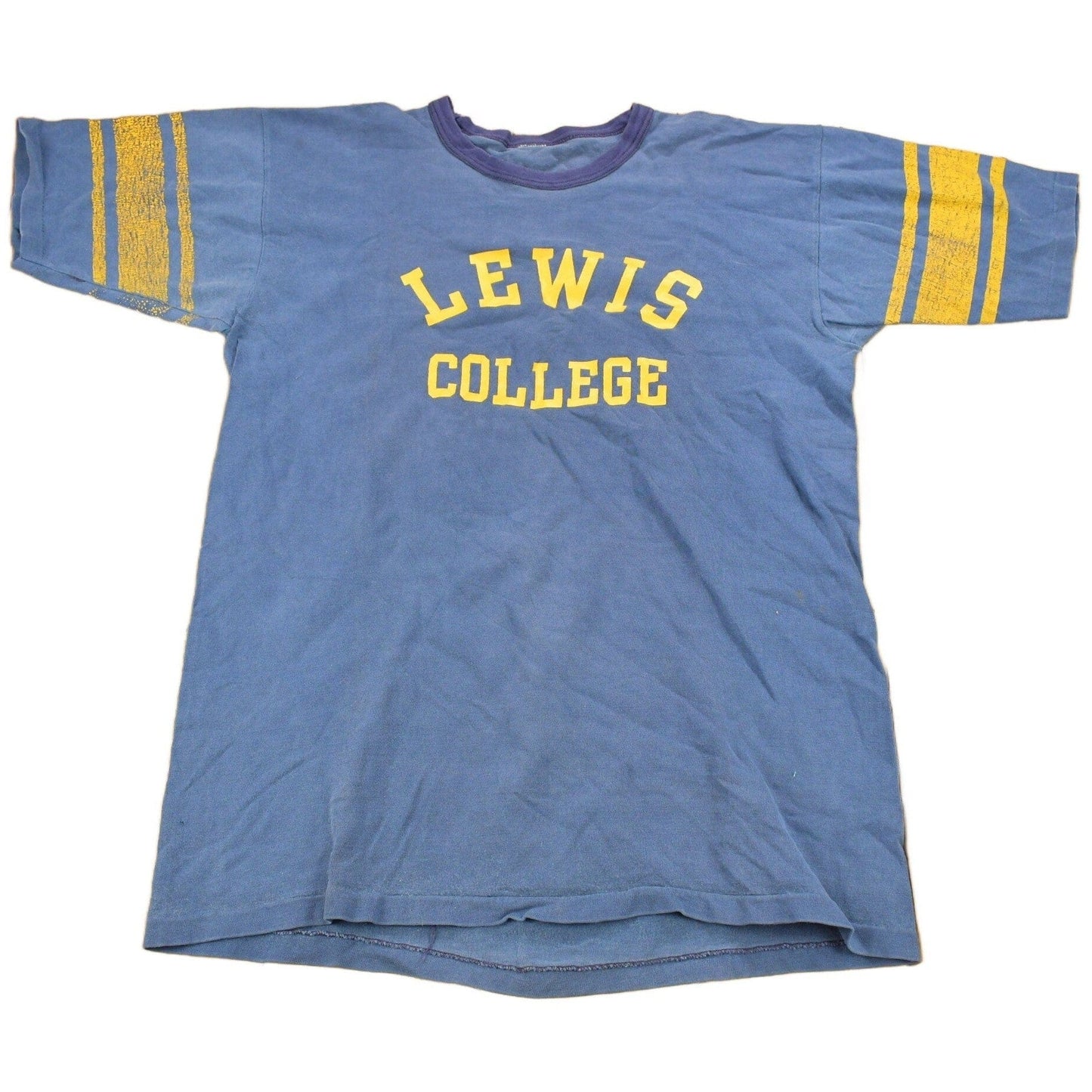 Vintage 1960s Fort Lewis College Collegiate Jersey T-Shirt Men's Large from propervintagecanada