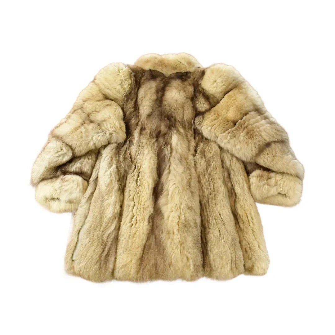 Vintage 1960s Fox Fur Coat Adult Medium Men's Medium from propervintagecanada