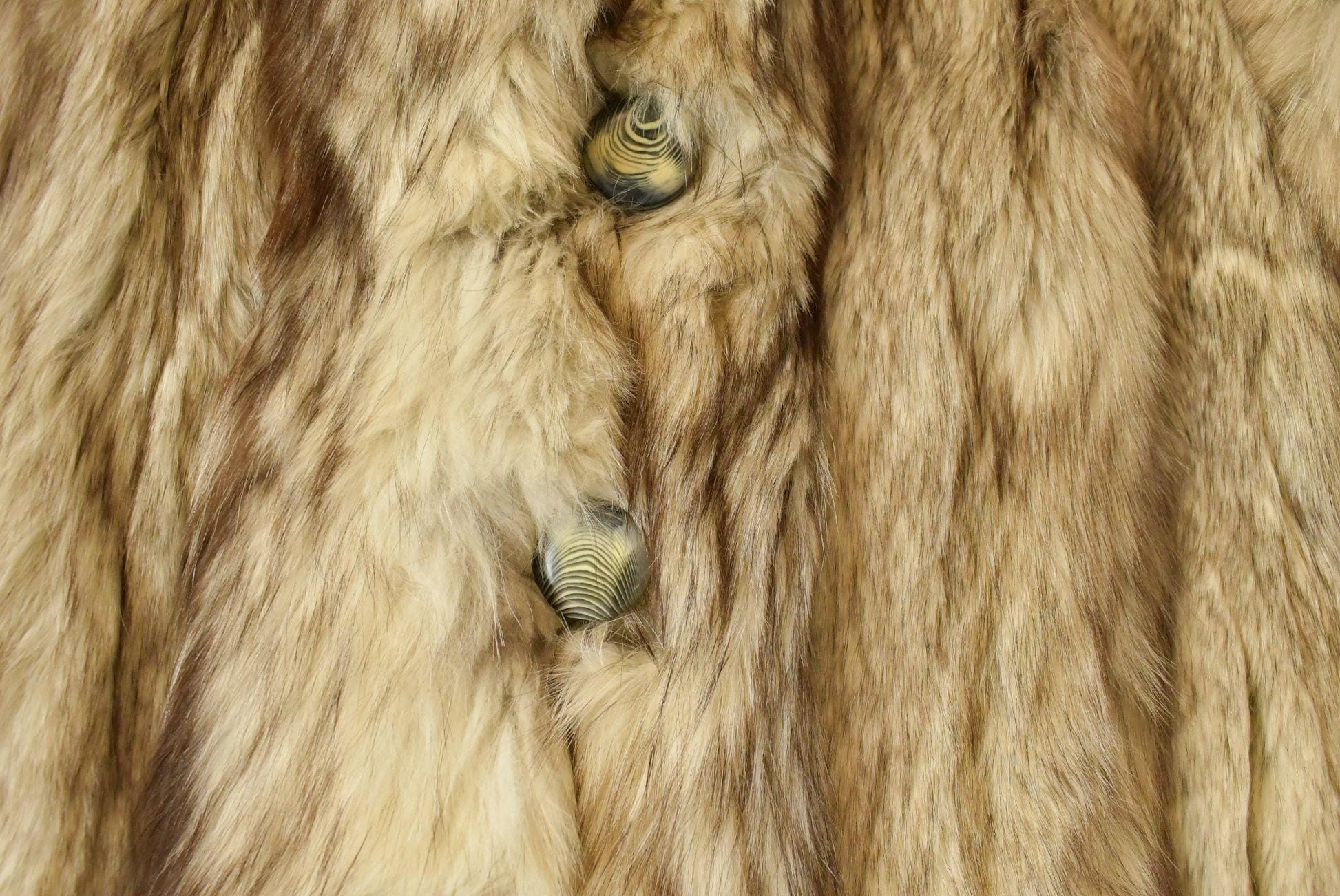 Vintage 1960s Fox Fur Coat Adult Medium Men's Medium from propervintagecanada