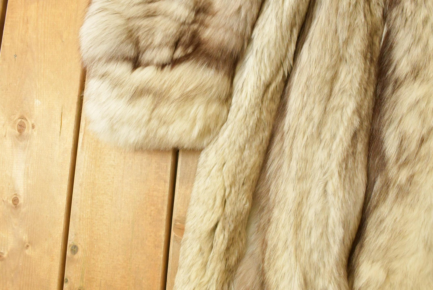 Vintage 1960s Fox Fur Coat Adult Medium Men's Medium from propervintagecanada