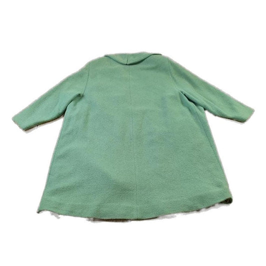 Vintage 1960s Fredleys Mint Green Wool Button Up Jacket Women's 2XL from propervintagecanada