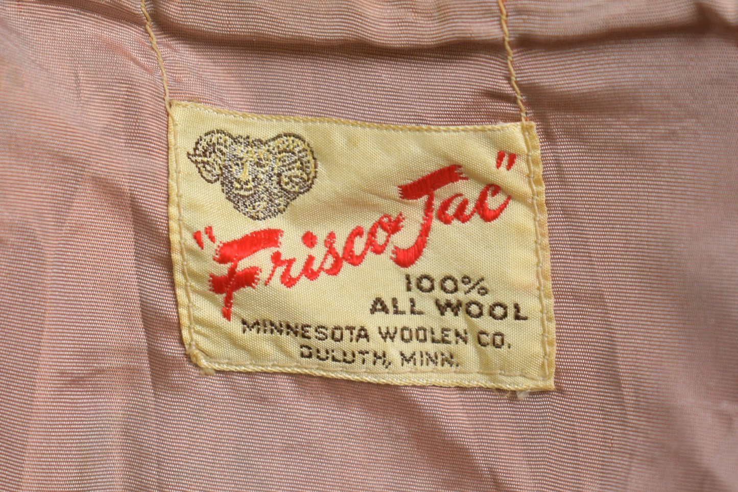 Vintage 1960s Frisco Jac 100% Wool Double Breasted Jacket Men's Large from propervintagecanada