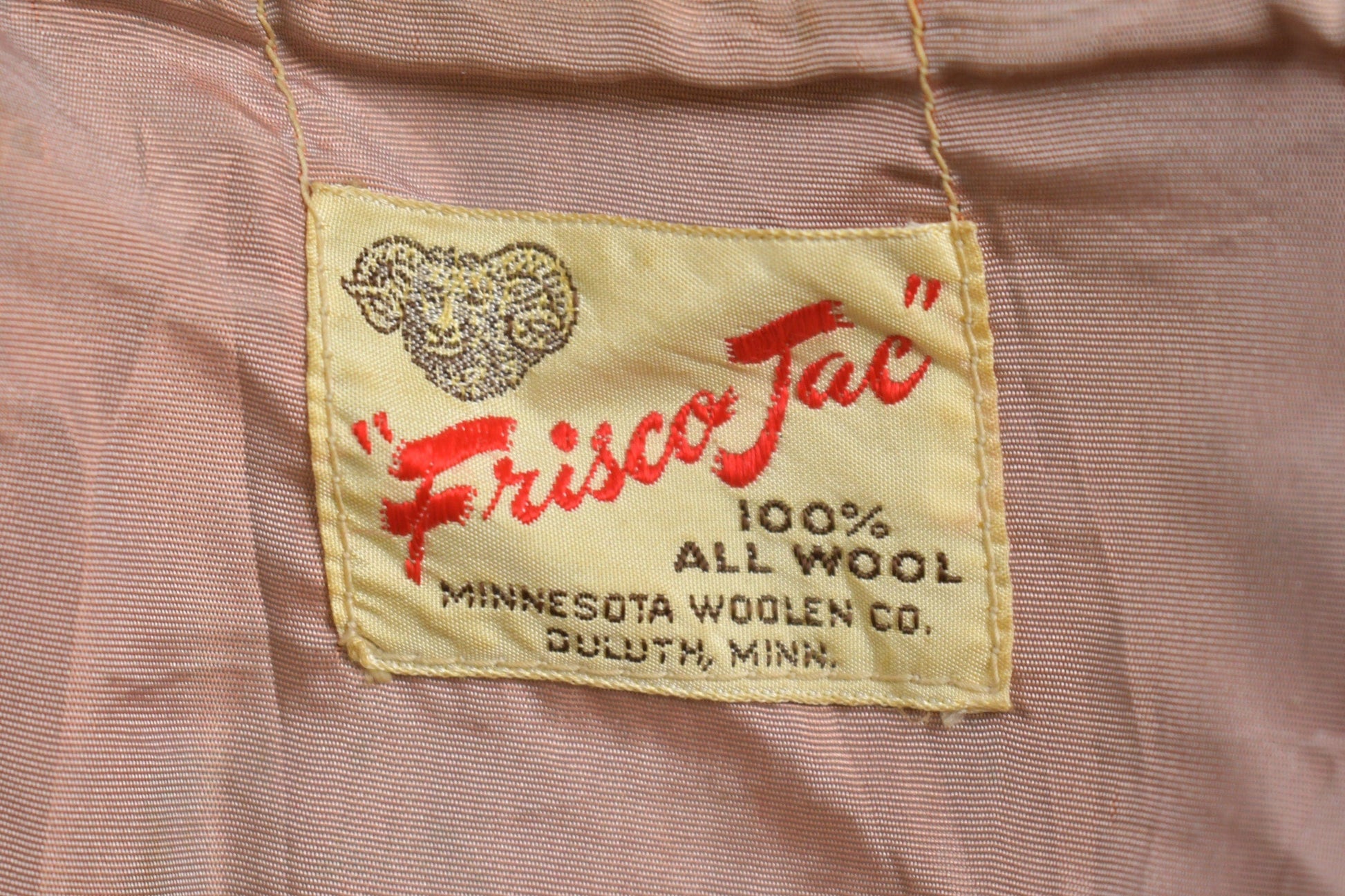 Vintage 1960s Frisco Jac 100% Wool Double Breasted Jacket Men's Large from propervintagecanada