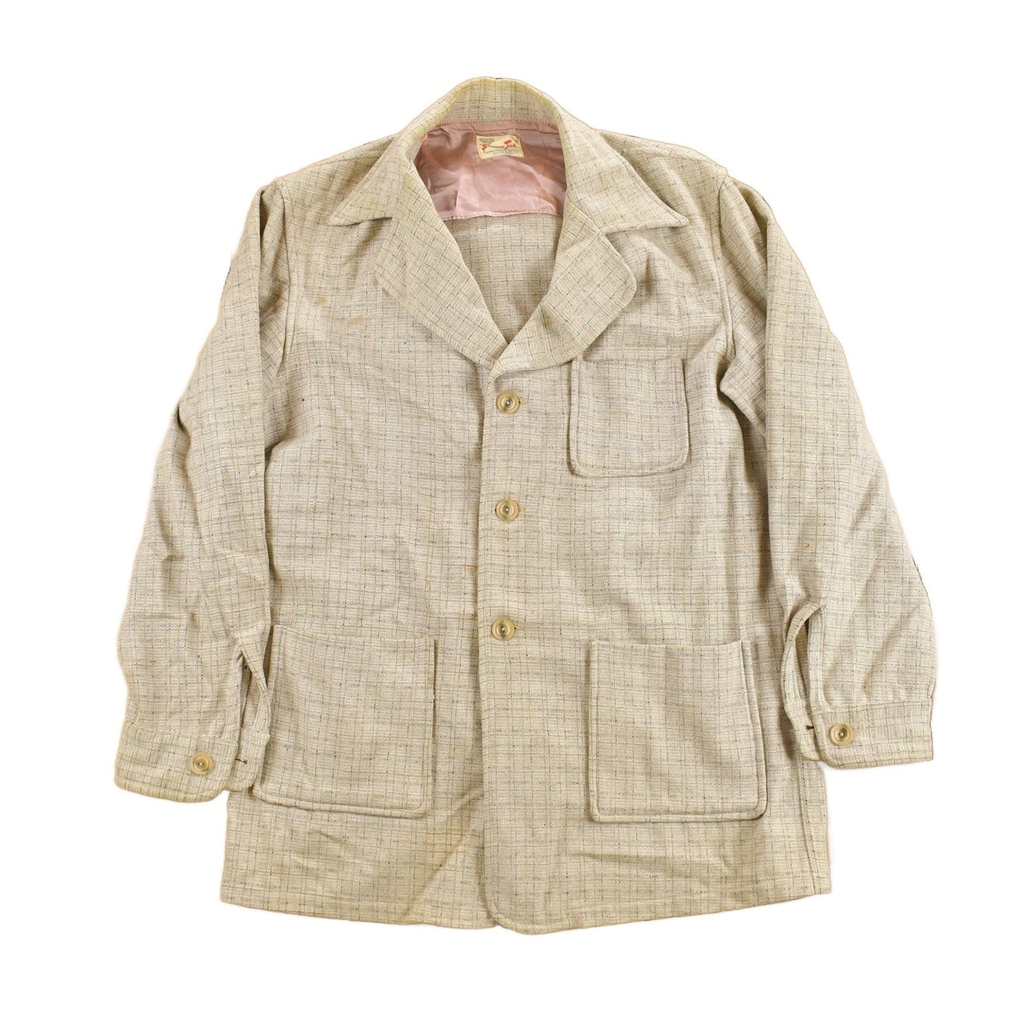 Vintage 1960s Frisco Jac 100% Wool Double Breasted Jacket Men's Large from propervintagecanada